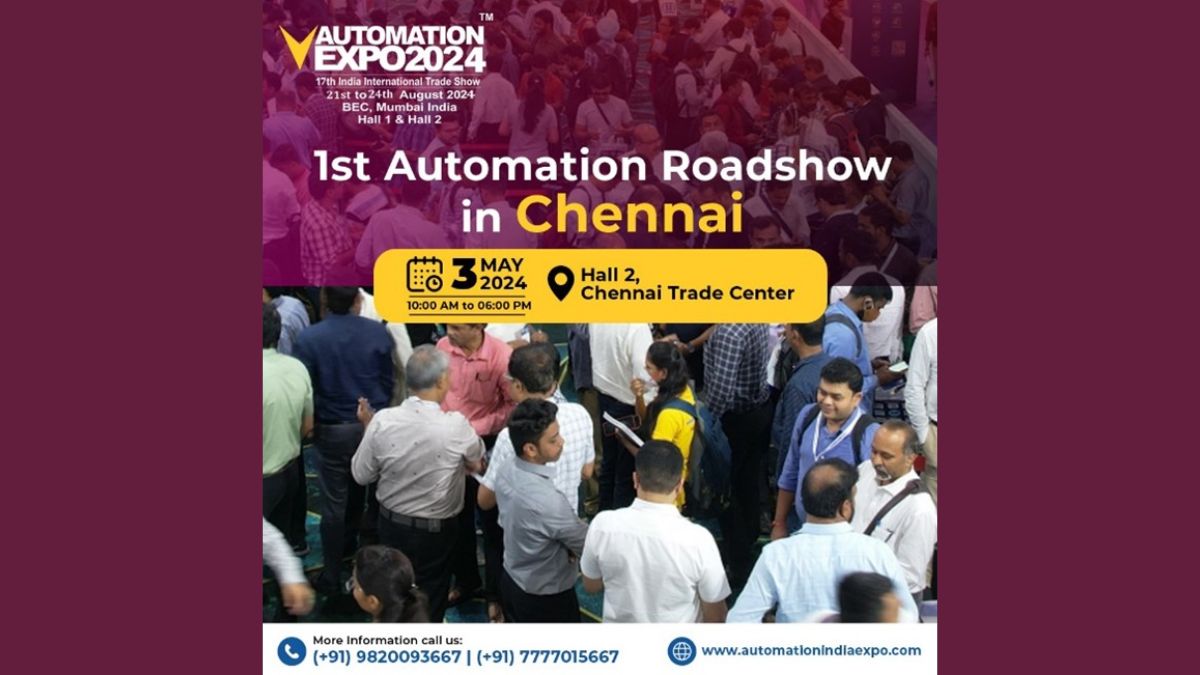 Revolutionizing Industry: Chennai Gears Up for First-Ever Automation Road Show, Unveiling Future Trends in Automation Technology!